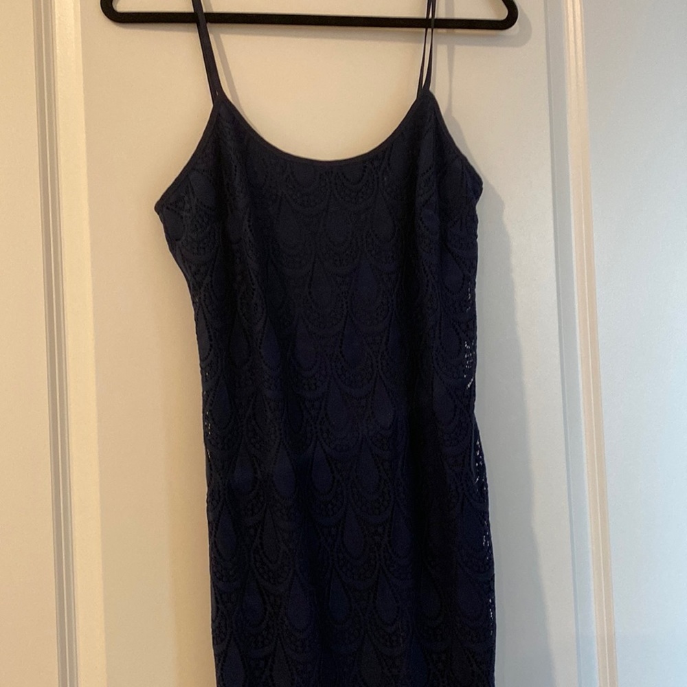 Lily Pulitzer navy blue mini dress
